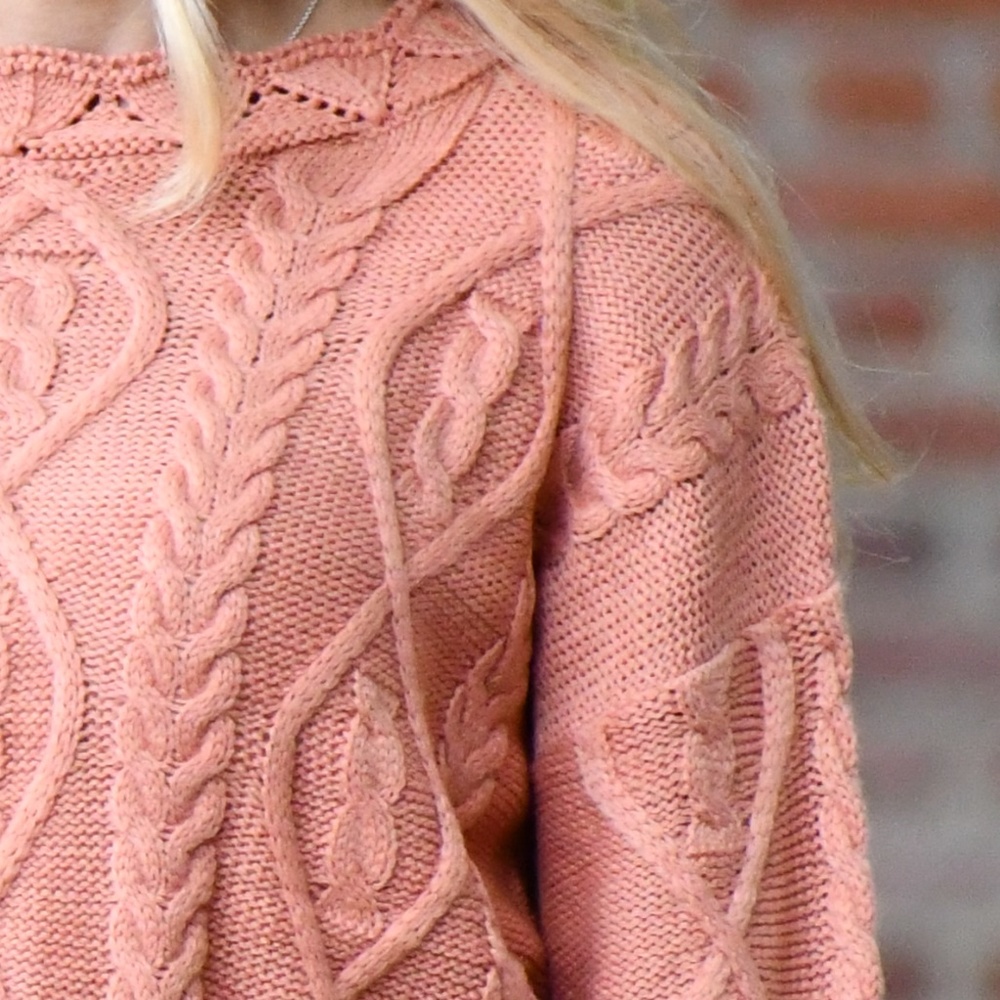 Sweater Cable Knit GRACE Cable Knit Sweater - Picture 2 of 3